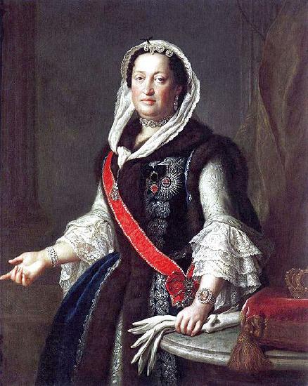 Pietro Antonio Rotari Queen Maria Josepha in Polish costume. oil painting picture